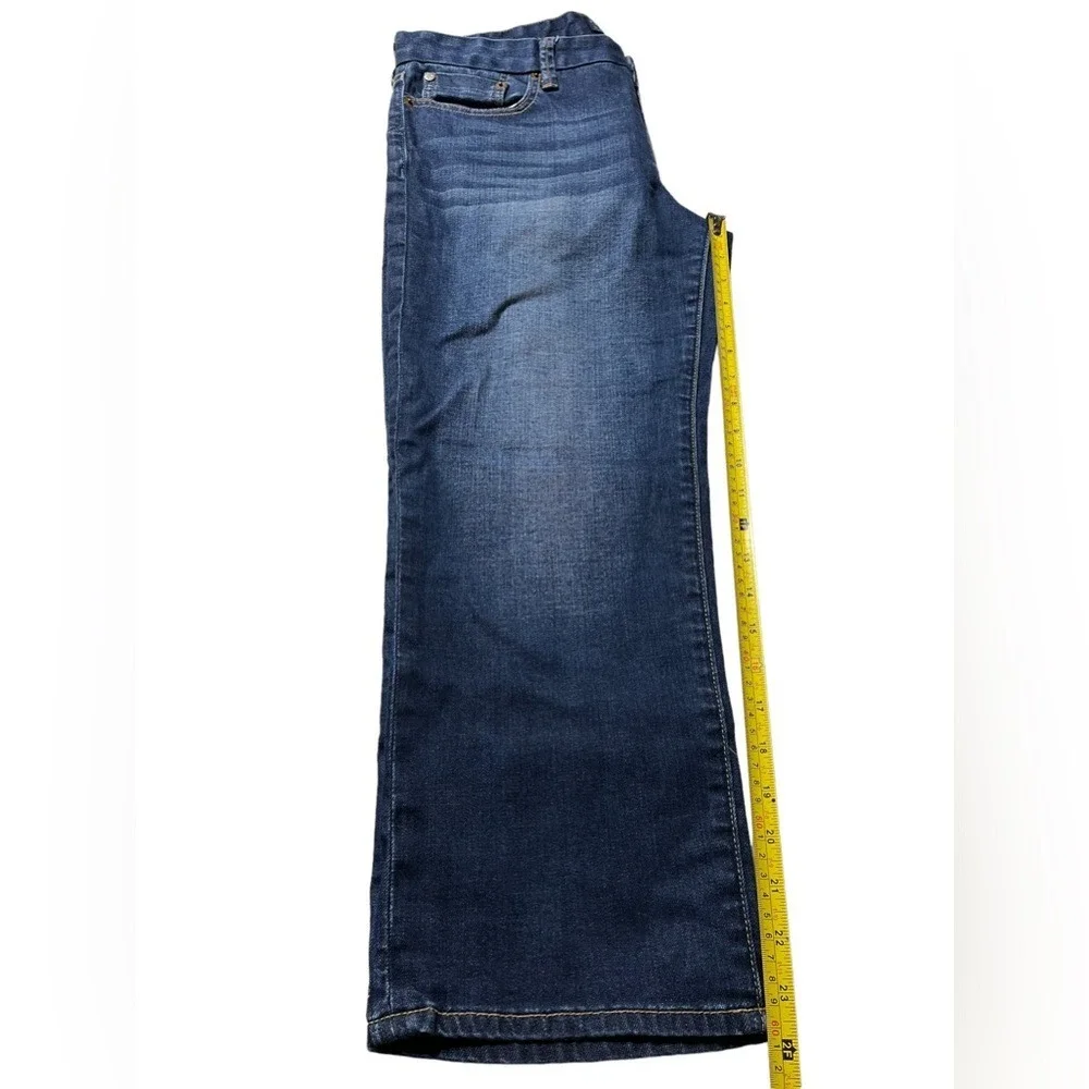 Lucky Brand Sweet Jean Crop Dark Wash Straight Leg Denim‎ Jeans Women 10/30